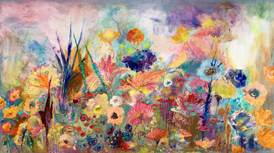 Dreaming - 180 x 100 cm  - Schilderij abstract