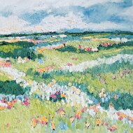 Sweet-life-100-x-100-cm-Schilderij-landschap