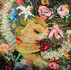 Floral Favors - 200 x 200 cm - Schilderij vrouw_8