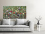 Garden Flowers - 150 x 80 cm - Schilderij bloem_8