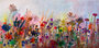 Flowerfield - 200 x 100 cm  - Schilderij bloemen_8