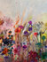 Flowerfield - 200 x 100 cm  - Schilderij bloemen_8